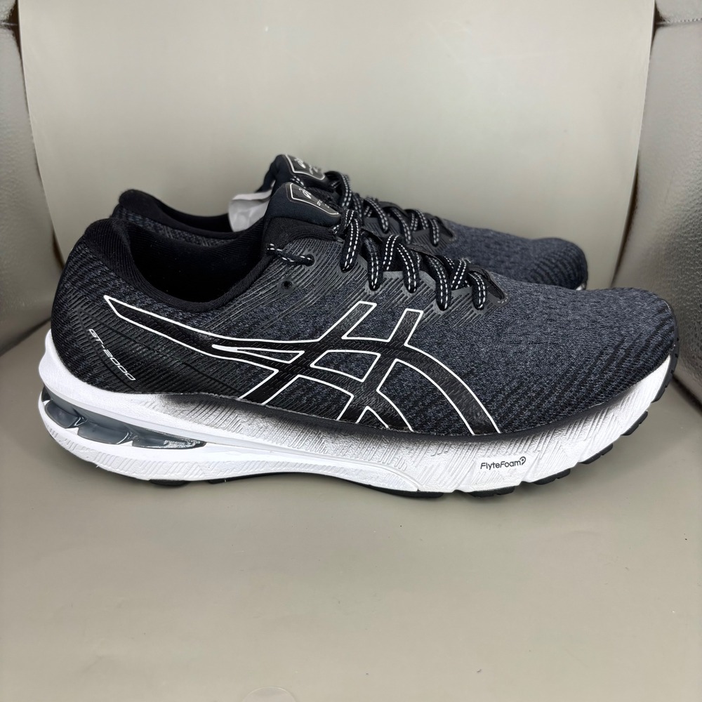Asics GT-2000 10 Womens Running Shoes Black White 1012B045 Size 9.5